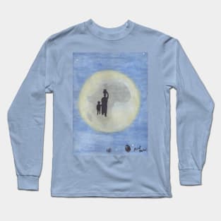 African Moon -"The meek shall inherit the Earth" Long Sleeve T-Shirt